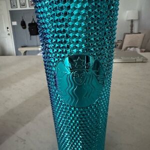 Starbucks Turquoise Textured Tumbler